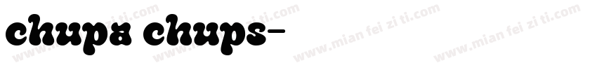 chupa chups字体转换